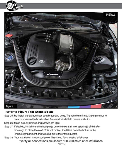 aFe Momentum Pro 5R Cold Air Intake | BMW M3/M4 (F80/82/83) 2015-18 L6-3.0L S55 (54-76305)