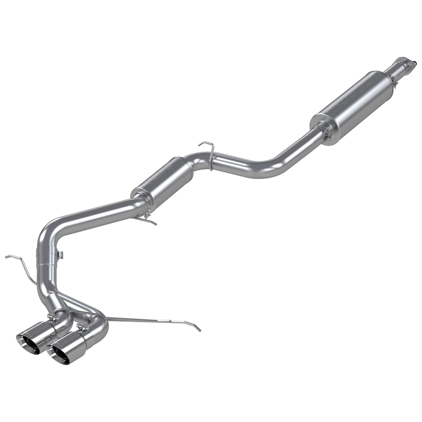 MBRP 3in T304 Dual Center Outlet Cat-Back Exhaust | Ford Focus ST (13-14) 2.0L EcoBoost (S4200304)