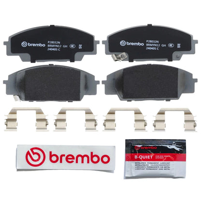 Brembo OE Front Premium NAO Ceramic Brake Pads | Acura RSX (02-06) / Honda Civic (06-11) / S2000 (00-09) (P28032N)