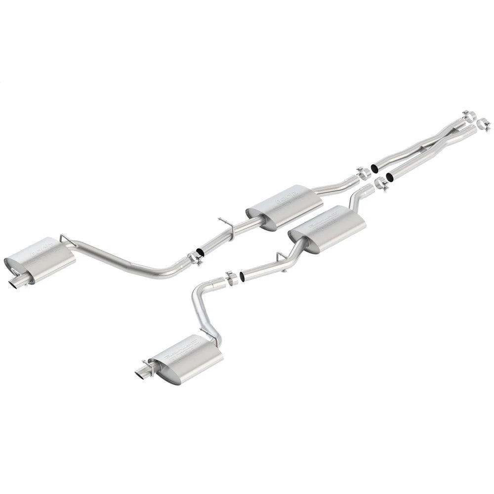 Borla Cat-Back Exhaust System - S-Type | 2015-2020 Dodge Challenger 3.6L (140649)
