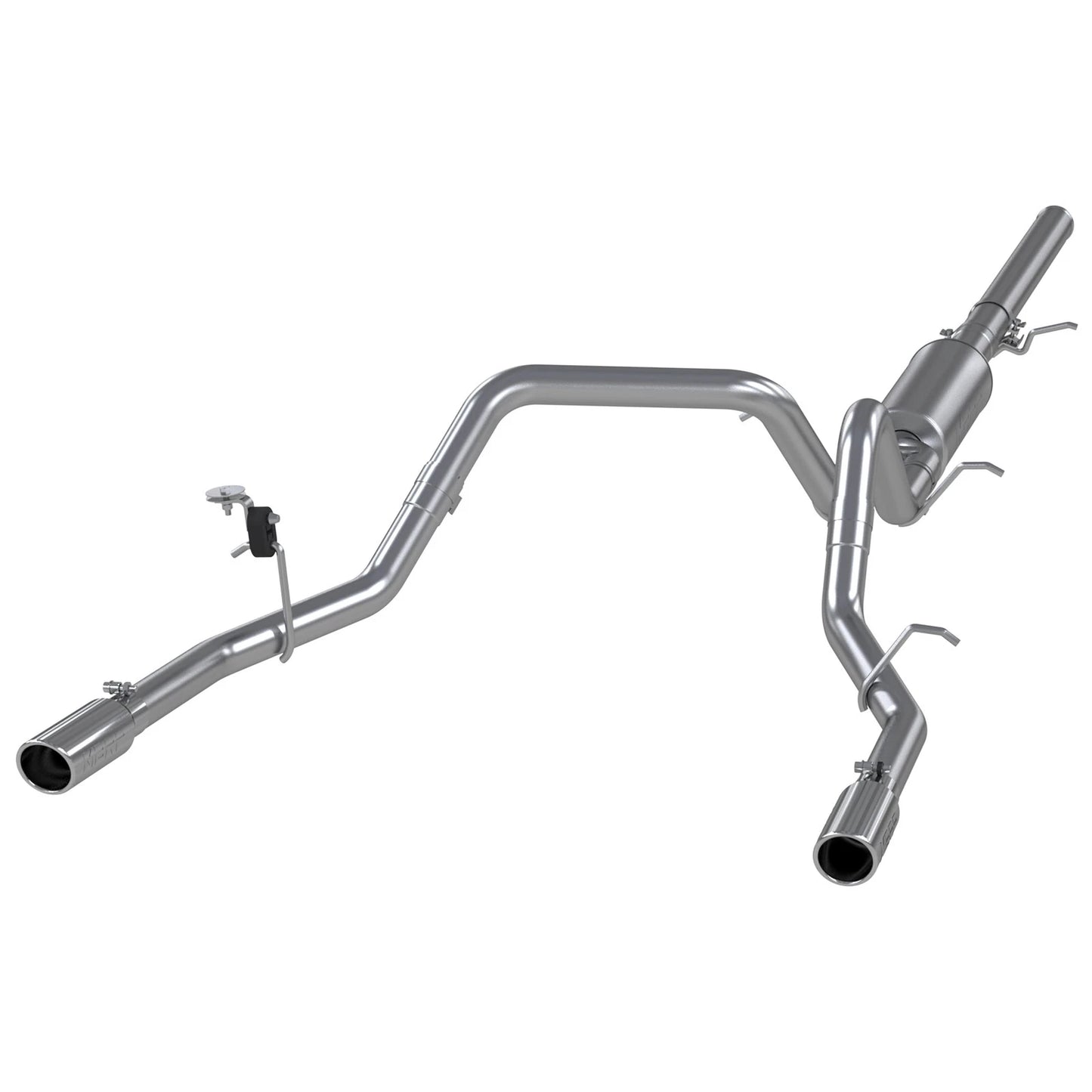 MBRP 3in T409 Dual Split Rear Exit Cat-Back | Chevy/GMC 1500 (14) (S5084409)