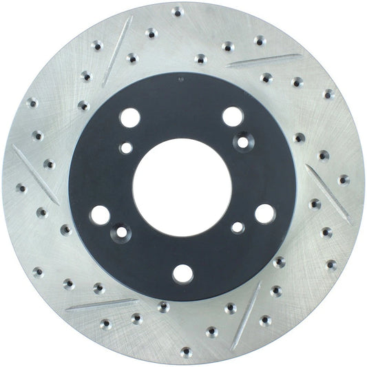 Stoptech Slotted And Drilled Brake Rotor | 2002-2006 Acura RSX (127.40056L)