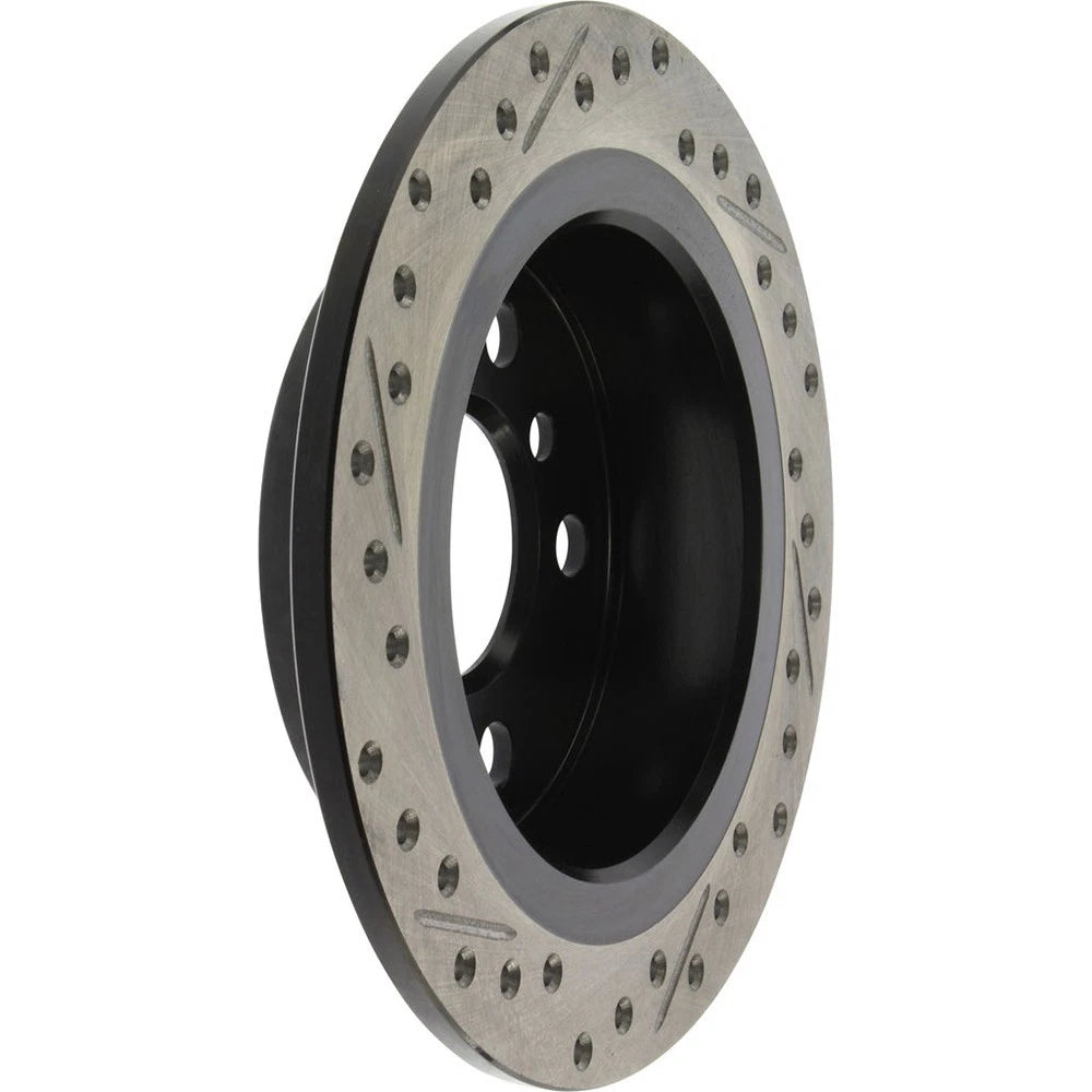 StopTech 127.34159L Rear Left Drilled Disc Brake Rotor for 2014-2019 Mini Cooper