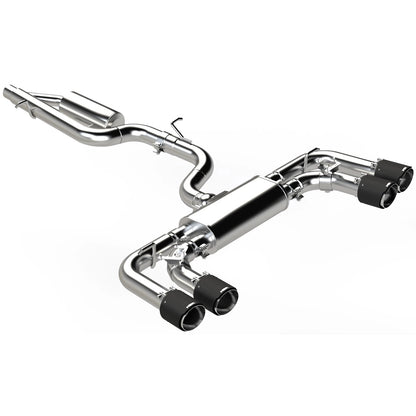 MBRP Stainless Steel 3" Cat-Back - 2.5" Quad Exit | 2022+ VW MK8 Golf R (S4613)