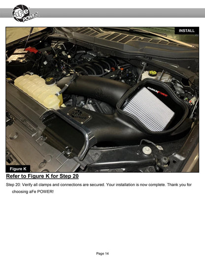 aFe MagnumFORCE Stage-2 Pro DRY S Intake | Ford F150 5.0L V8 (21+) (54-13064D)