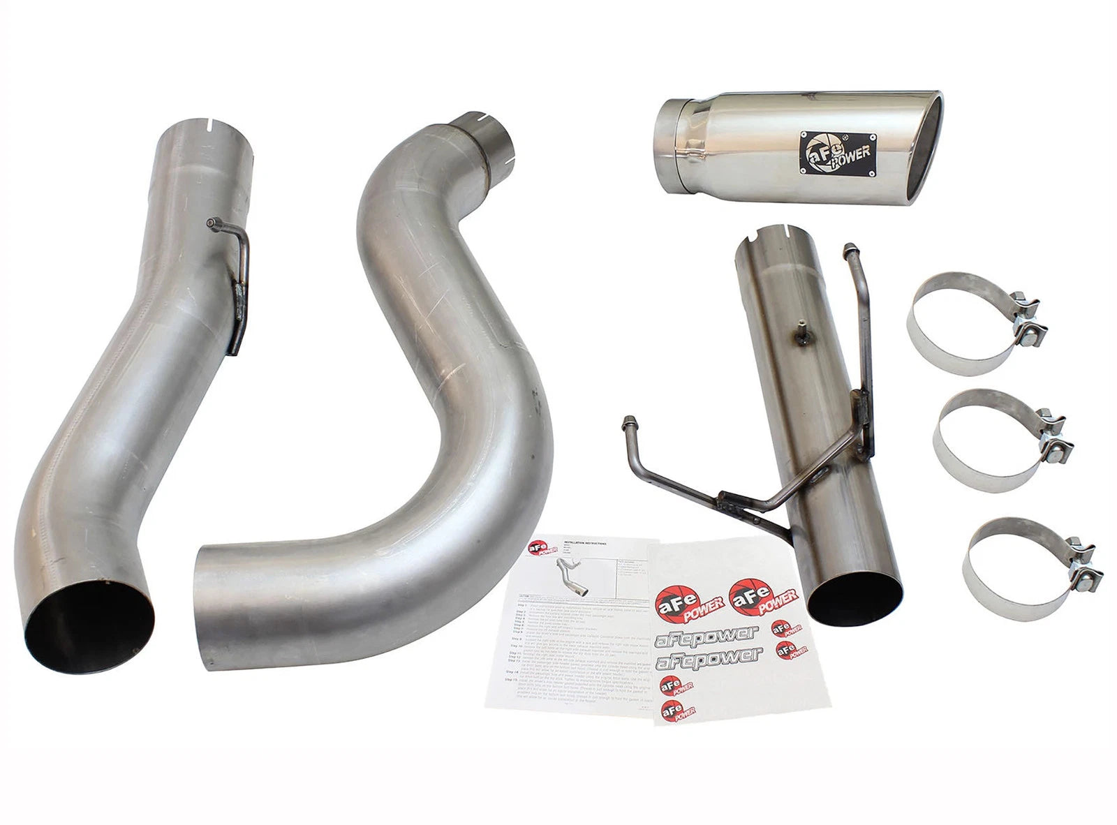aFe MACHForce XP 5in Large Bore HD DPF-Back Exhaust | Dodge Trucks L6-6.7L (13-15) (49-02051-1P)