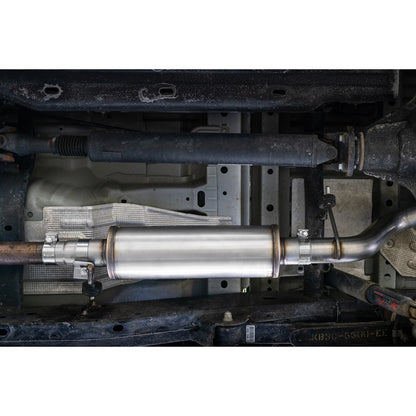 MBRP 3in D&S Cat-Back Exhaust w/ Dual Split & 4in OD Tips | Ford Ranger 19-23 (S5223304)
