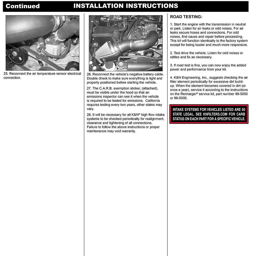 K&N 07 Jeep Wrangler V6-3.8L Performance Intake Kit | Jeep Wrangler (07) (57-1553)