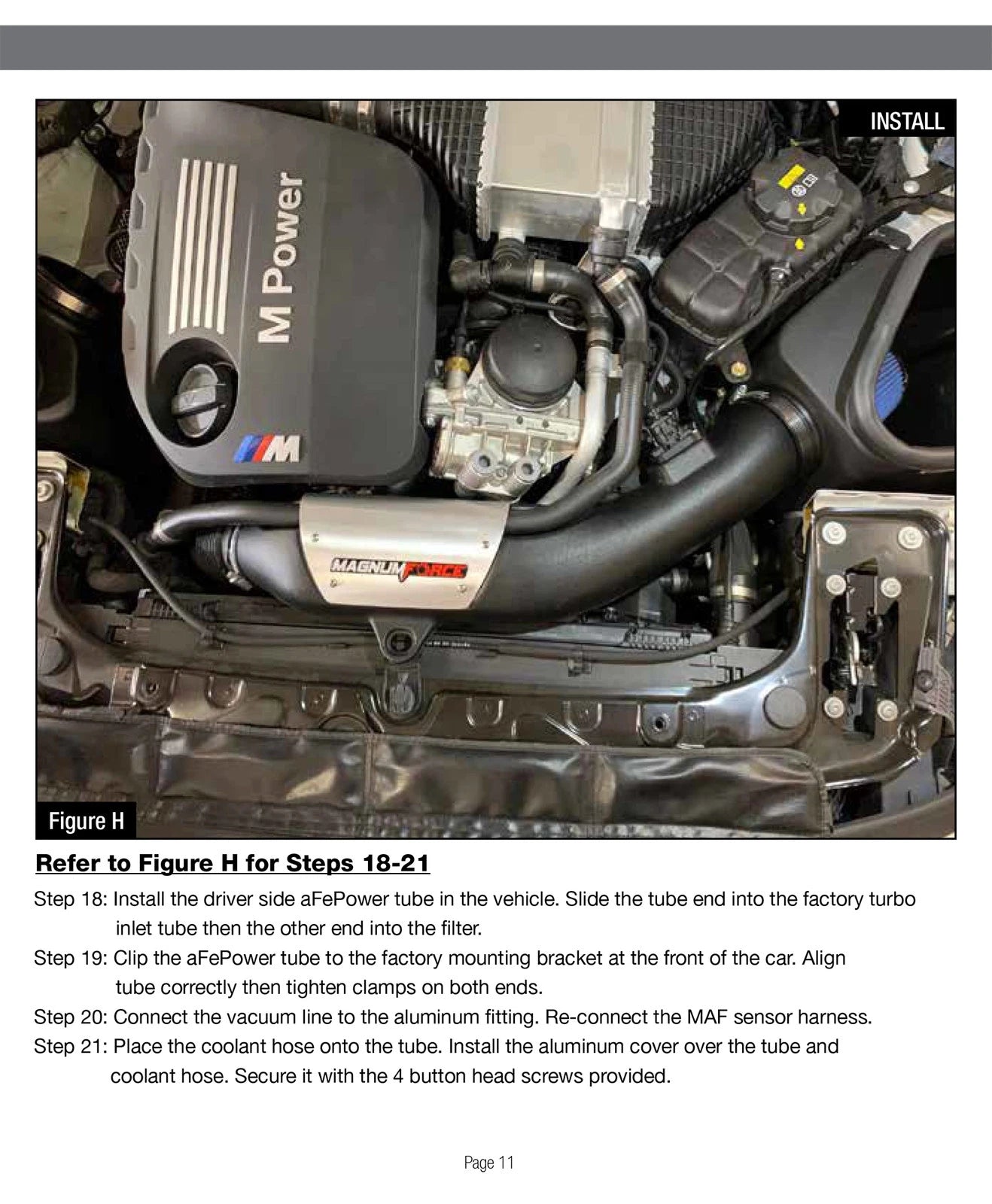aFe POWER Magnum Force Stage-2 Pro DRY S Cold Air Intake | BMW M3/M4 3.0L (15-19) (54-13032D)