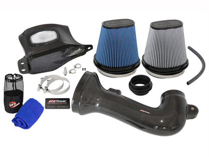 aFe Momentum Carbon Fiber Cold Air Intake | Chevrolet Corvette Z06 V8-6.2L (15-16) (52-74202-C)
