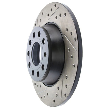StopTech Slotted & Drilled Brake Rotor - RR | 2010-2014 Volkswagen Golf GTI (127.33099R)