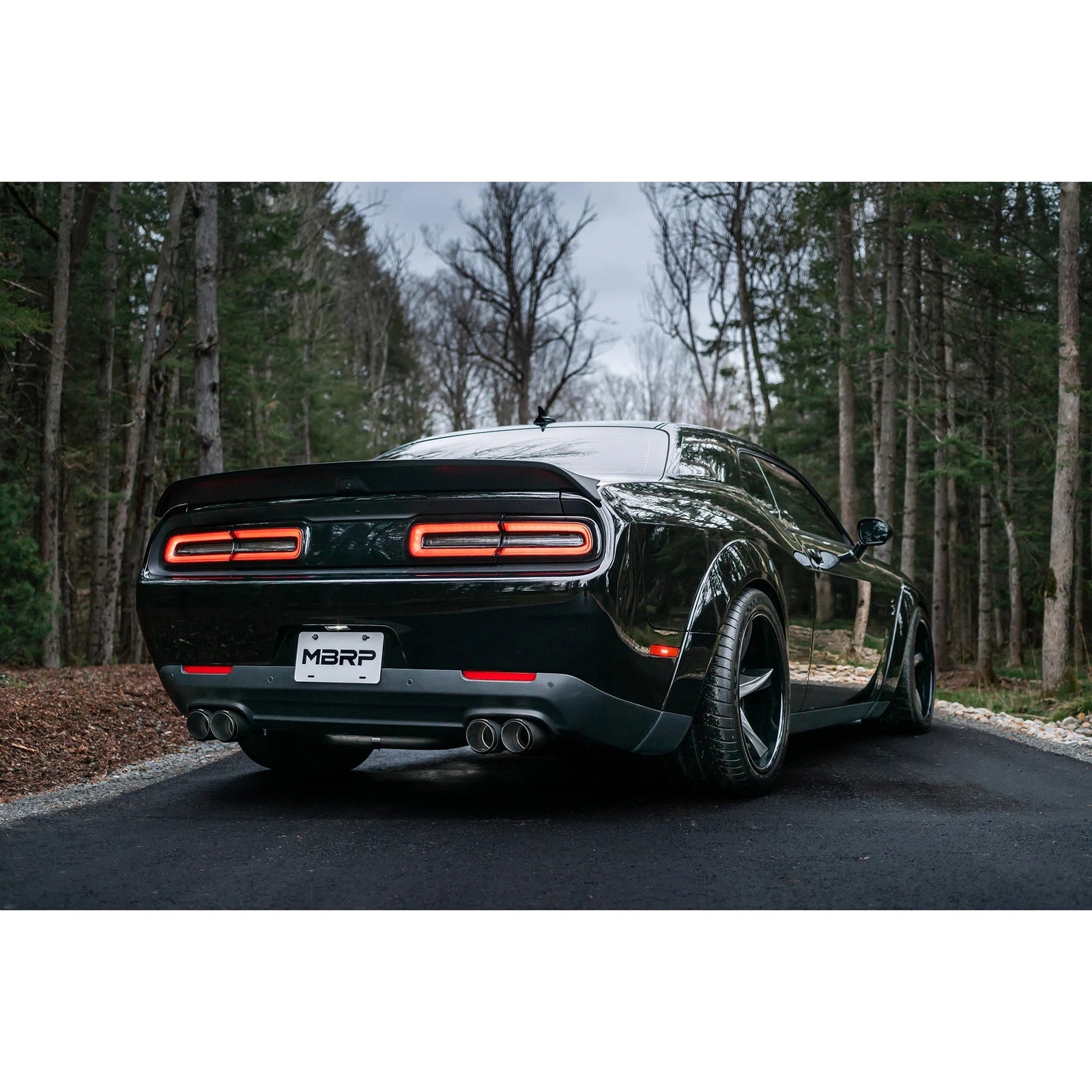 MBRP 3in T304 CF D&R Cat-Back D&S Exhaust | Dodge Challenger 17+ (S71133CF)