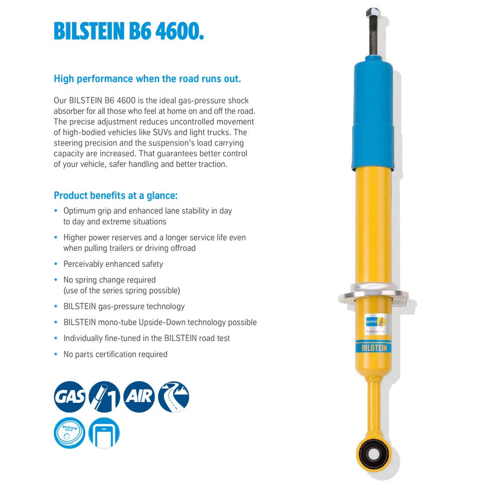 Bilstein B6 4600 Suspension Shock Absorber for 2004-2015 Nissan TITAN 4WD