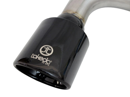 aFe 2-1/4 to 2-1/2in Stainless Steel Axle-Back Exhaust w/ Black Tip | Scion tC (11-16) (49-36025-B)