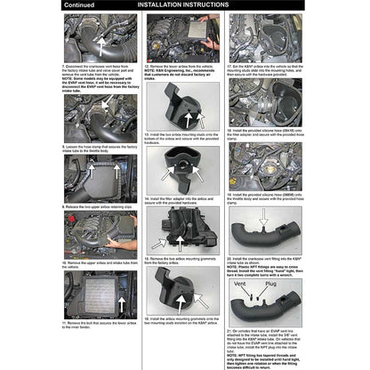 K&N 11-12 Ford Mustang GT 5.0L V8 AirCharger Performance Intake Kit | Ford Mustang (11-12) (63-2578)