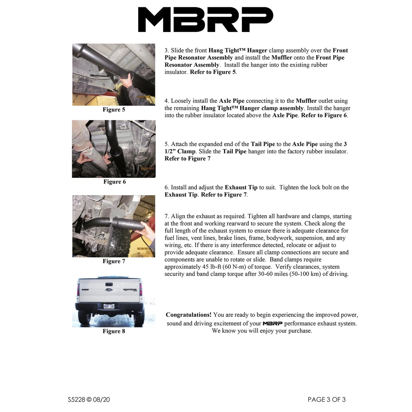 MBRP 3.5in Aluminum Cat-Back D&S Exhaust | Ford F150 SVT Raptor (11-13) (S5228AL)