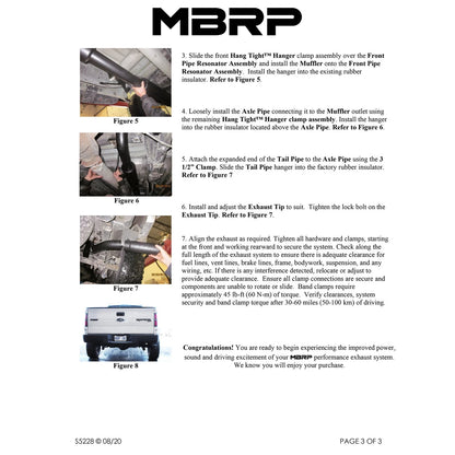 MBRP 3.5in Aluminum Cat-Back D&S Exhaust | Ford F150 SVT Raptor (11-13) (S5228AL)