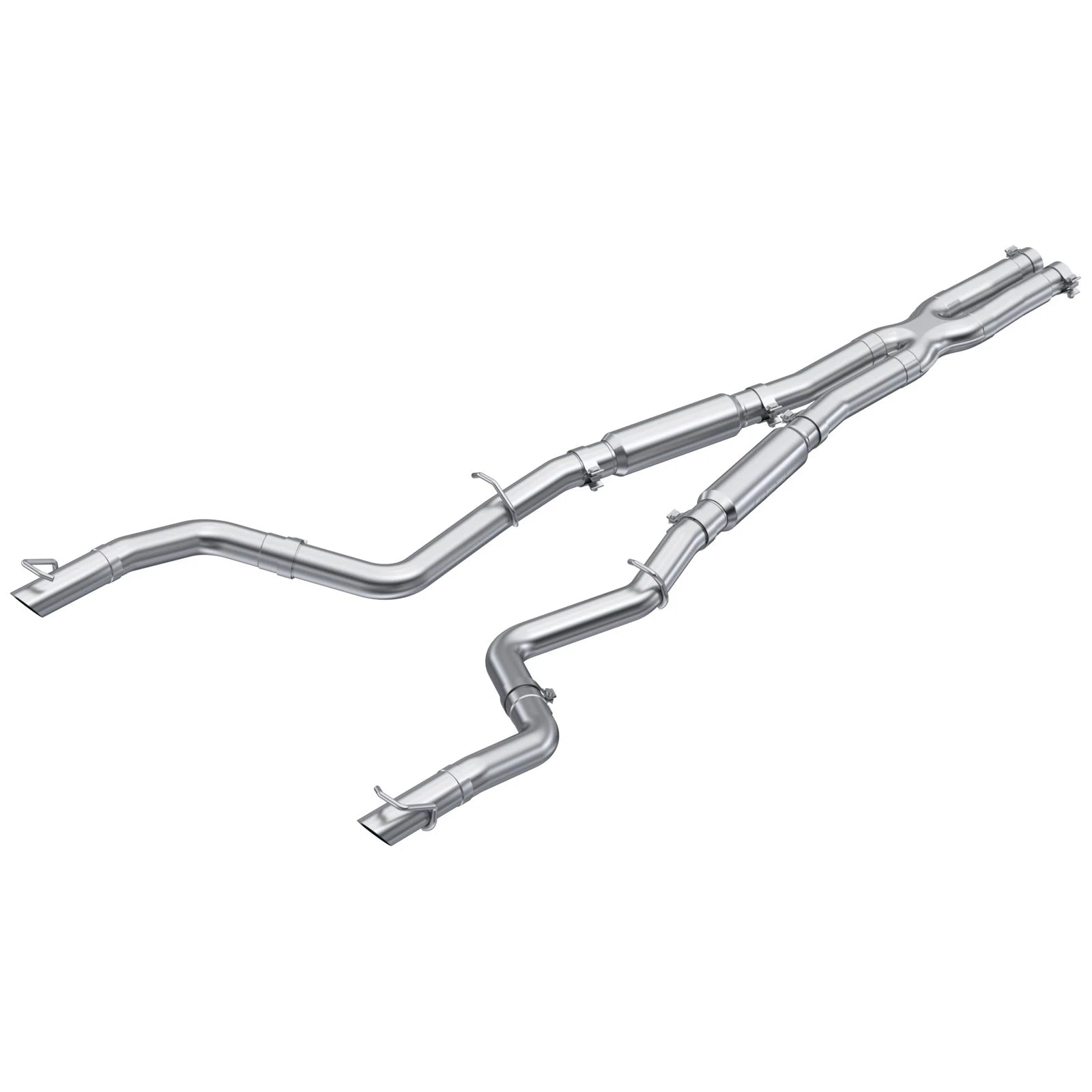 MBRP 3in Dual Rear SS Cat-Back Exhaust Dodge Charger 15-16 (S7119304)