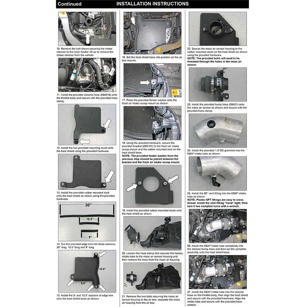 K&N Engineering Typhoon Performance Intake: Ford Focus 2.0L 2012