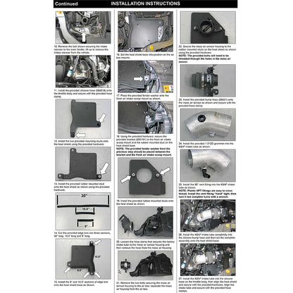 K&N Engineering Typhoon Performance Intake: Ford Focus 2.0L 2012