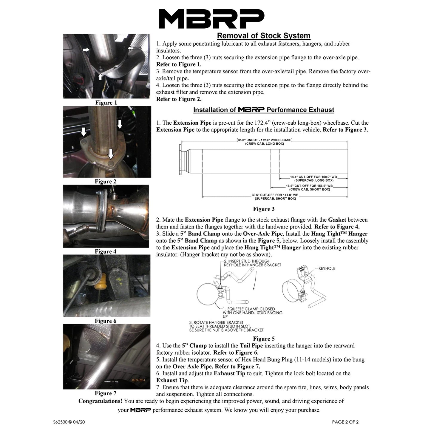 MBRP 5in Single Side Exit Aluminized Exhaust System | Ford F250/350/450 6.7L (15) (S62530AL)