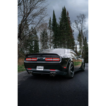 MBRP Race Series 3in Cat-Back D&S Exhaust w/ Quad Tips | Dodge Challenger 16+ (S7114AL)