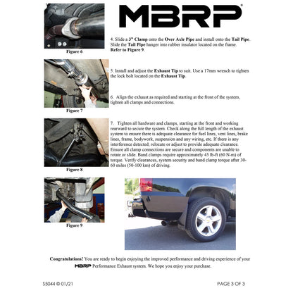 MBRP 3in. Cat-Back Single Side Exit Exhaust | Chevy/GMC Yukon/Tahoe 5.3L (07) (S5044409)