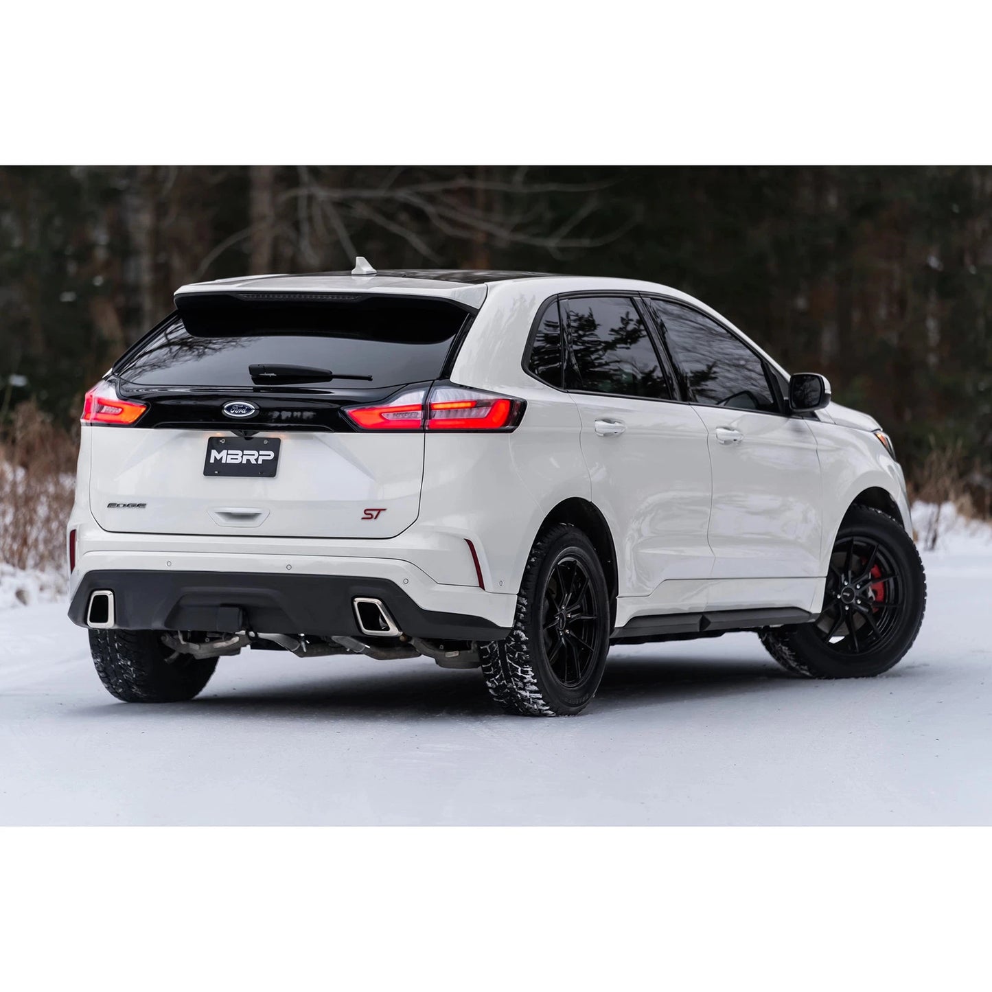MBRP 2.5in Dual Rear Exit Axle-Back Alum Exhaust System | Ford Edge ST (19-22) (S5239AL)