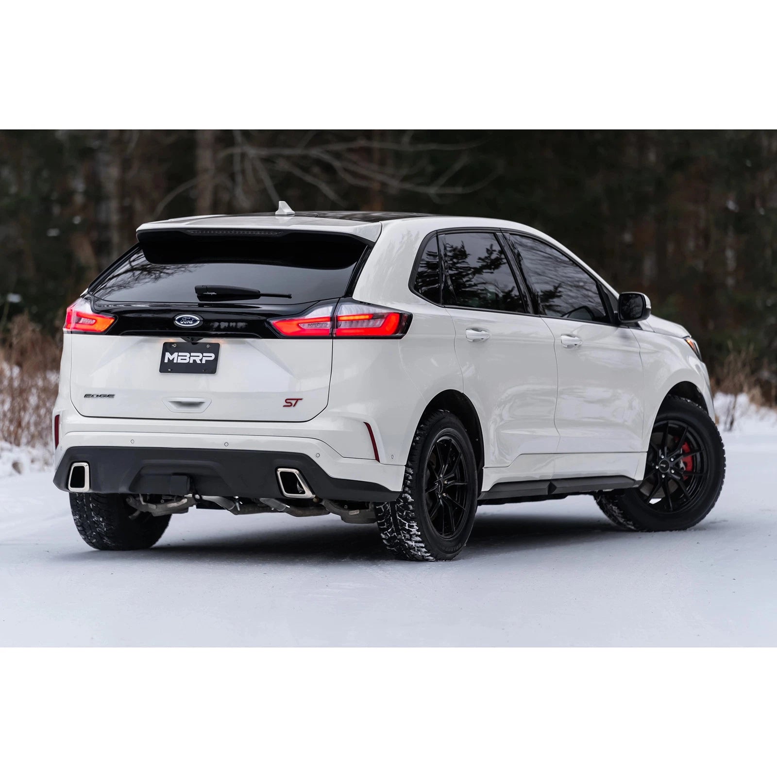 MBRP 2.5in Dual Rear Exit Axle-Back Alum Exhaust System | Ford Edge ST (19-22) (S5239AL)