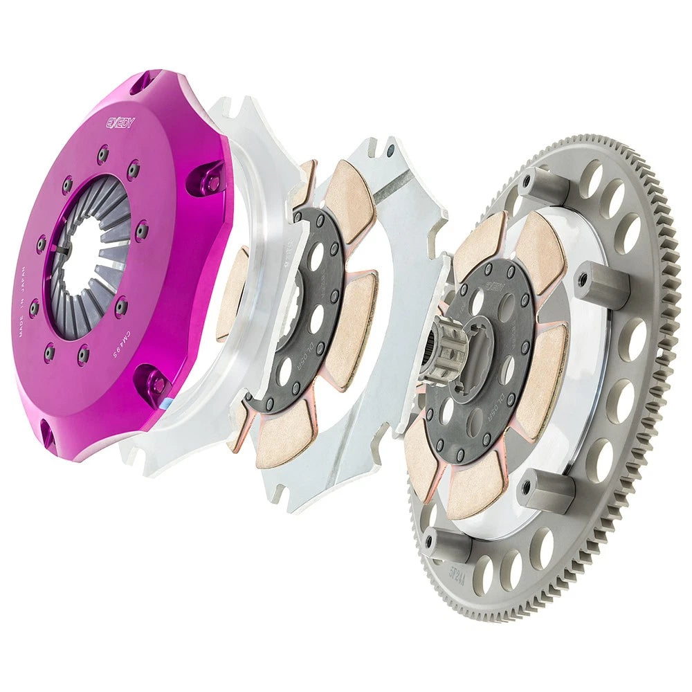 Exedy Hyper Comp-D Twin Series Cerametallic Clutch and Flywheel Kit | 2002-2006 Acura RSX (HM032SBL)