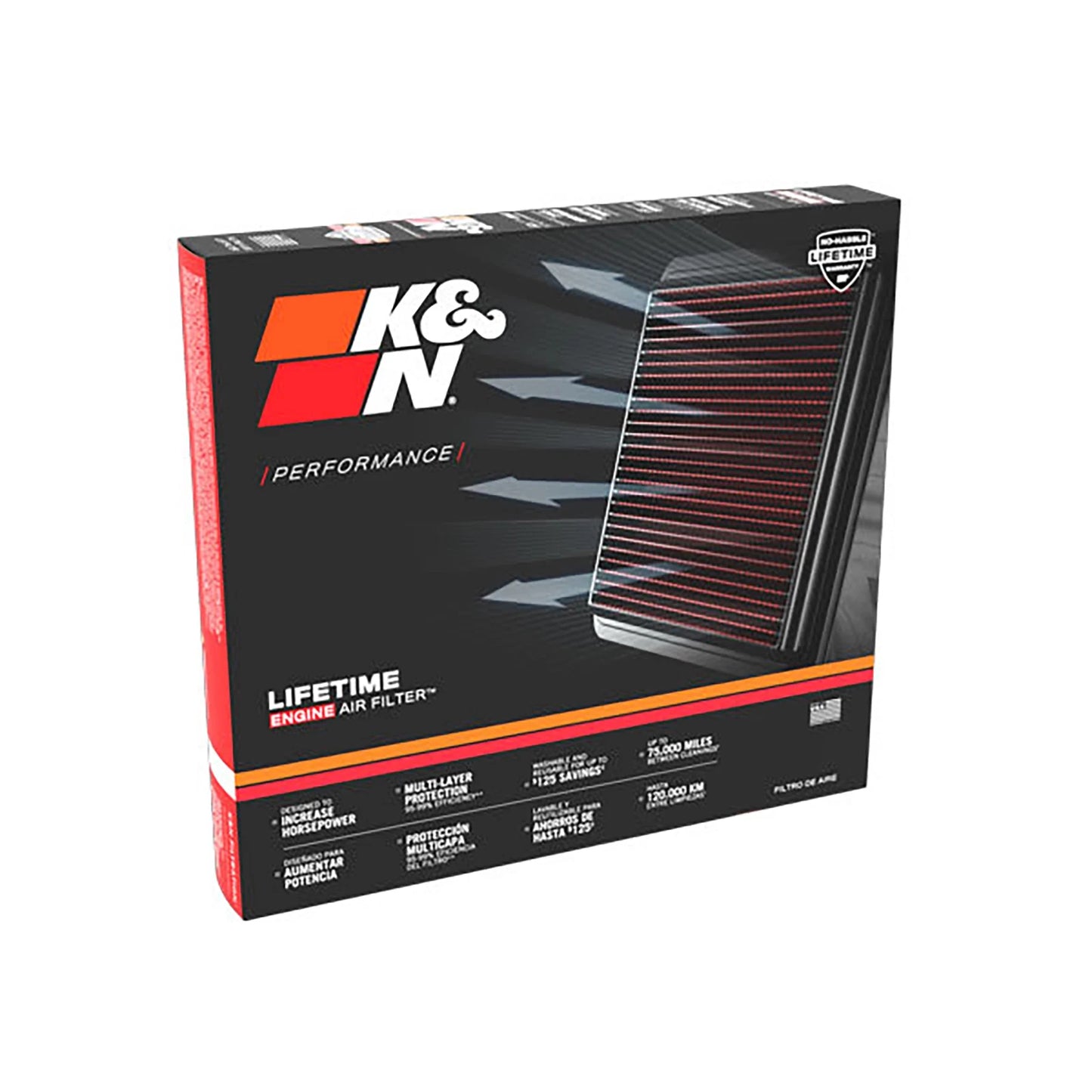 K&N High-Flow Engine Air Filter | 2022-2025 Hyundai Elantra N (33-5131)