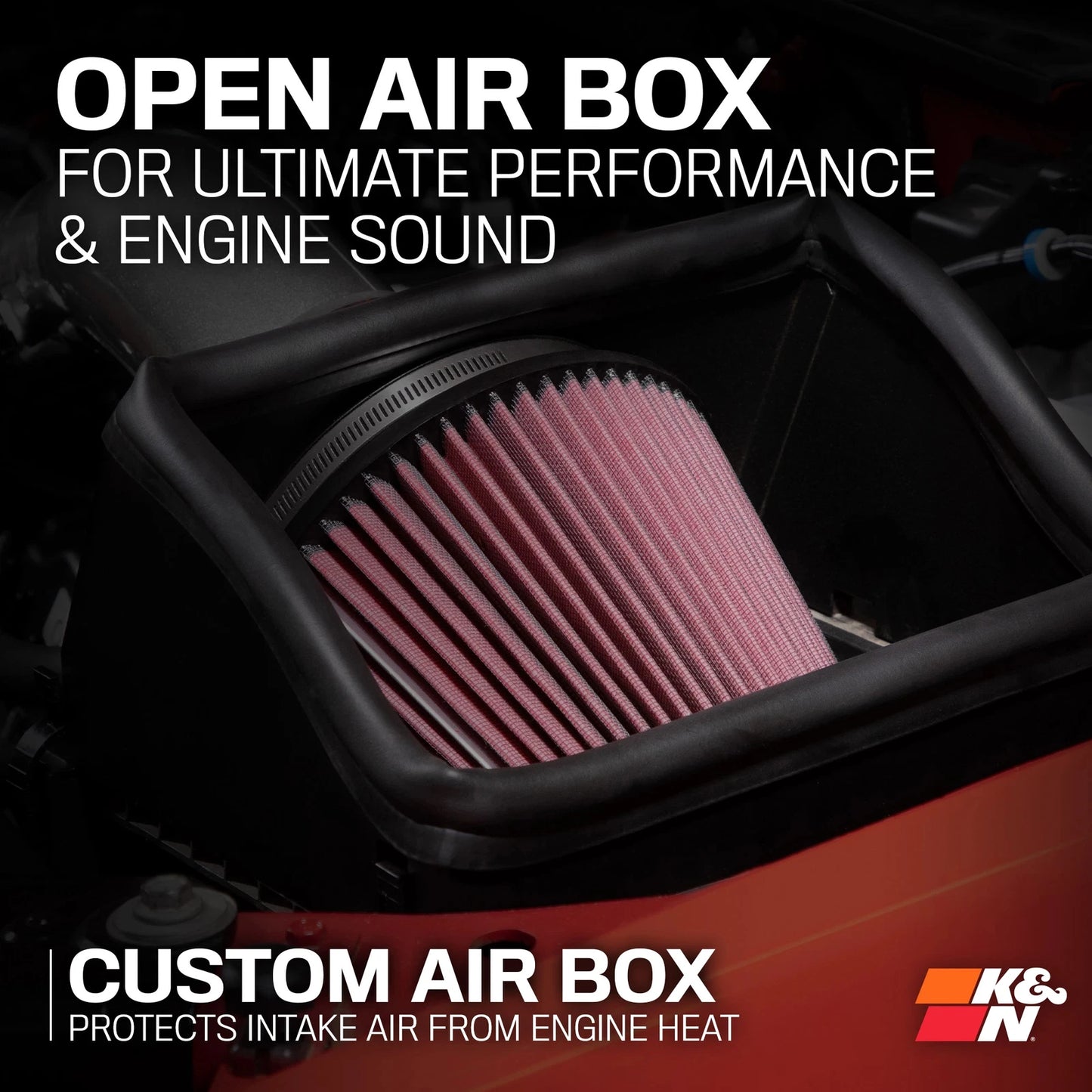 K&N Performance Air Intake System | Ford F-150 (18-24) 3.3L V6 (77-2619KC)