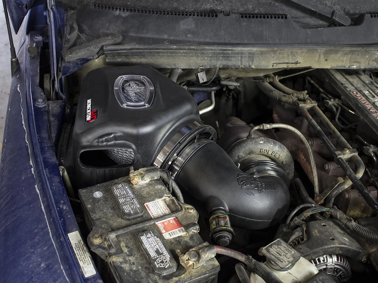 aFe Momentum HD Cold Air Intake System w/ Pro DRY S Filter | Dodge 94-02 L6-5.9L (51-72001)