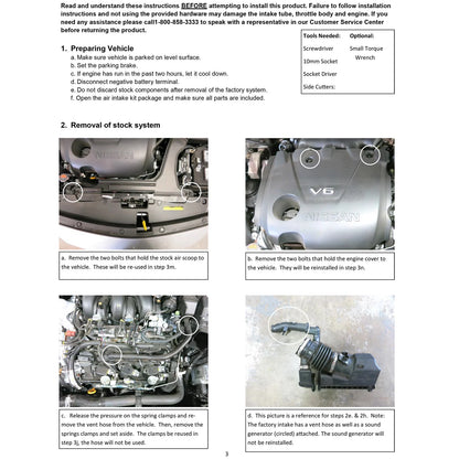 AEM Cold Air Intake | Nissan Maxima 3.5L V6 (16) (21-793c)