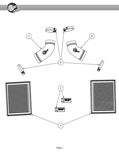 aFe Super Stock Induction System w/ Pro DRY S Media | Jeep 2022-23 / Toyota Tundra V6-3.4L (55-10019DR)