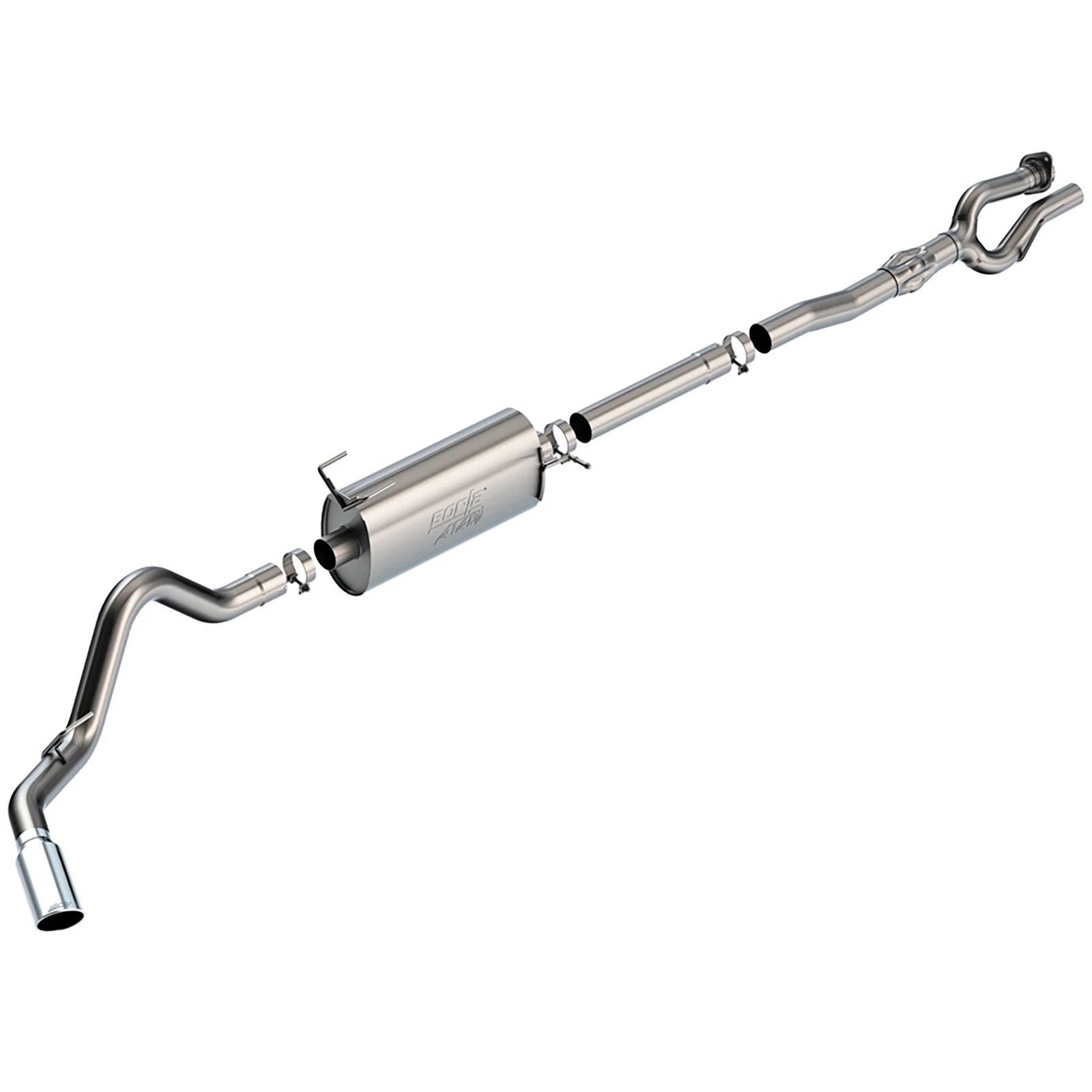 Borla 141015 ATAK Stainless Cat Back Exhaust for 20-25 F-250 F-350 7.3L 6.8L V8