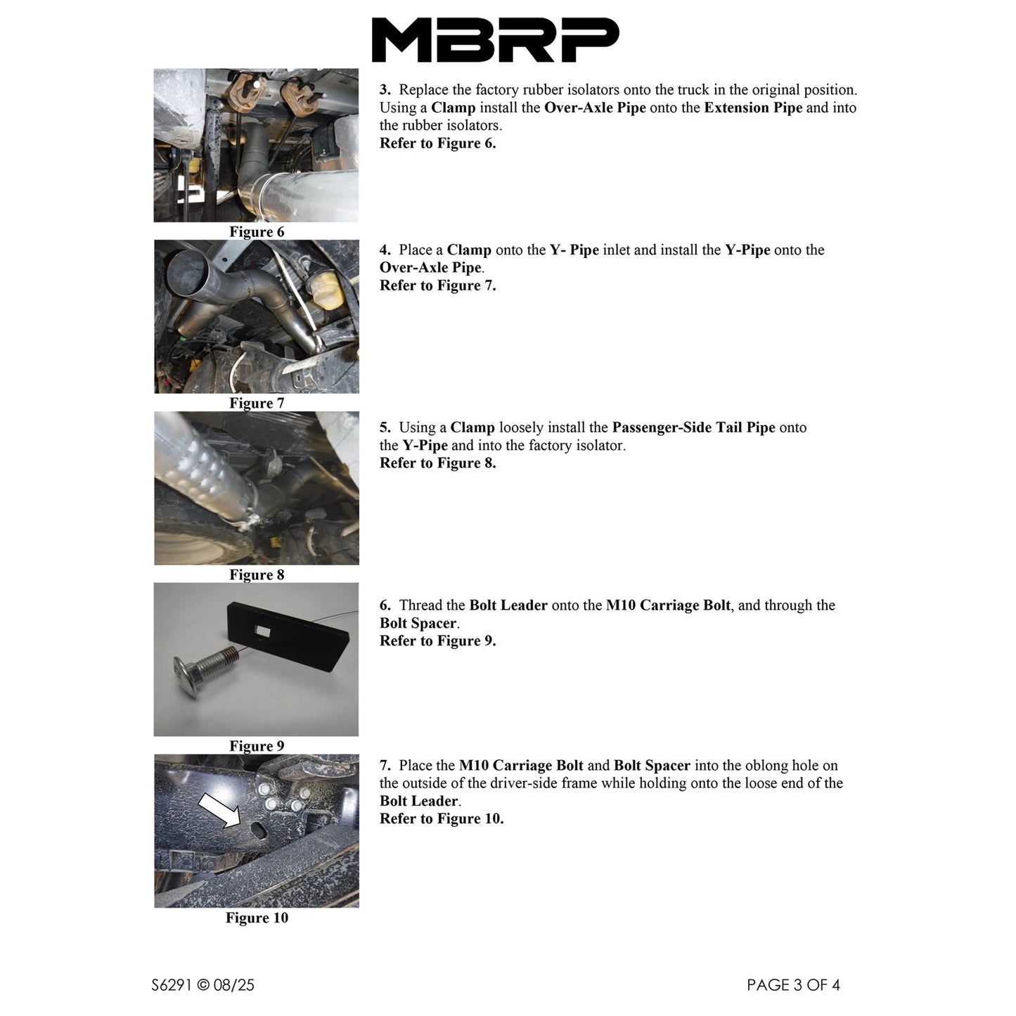 MBRP 17-19 Ford F-250/350/450 6.7L 4in Filter Back Dual T409 Exhaust System (S6291409)