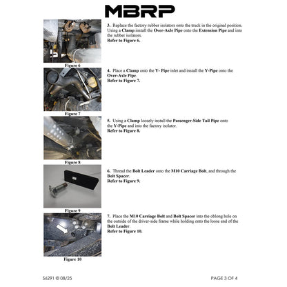 MBRP 17-19 Ford F-250/350/450 6.7L 4in Filter Back Dual T409 Exhaust System (S6291409)