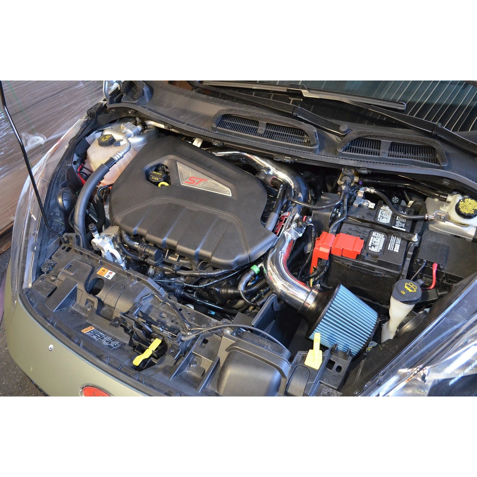 Injen 14 Ford Fiesta ST 1.6L Turbo 4Cyl Polished Short Ram Intake w/MR Tech | Ford Fiesta (02-14) / Mazda 2 (07-15) (SP9016P)