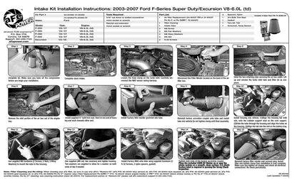 aFe Magnum FORCE Stage-2 Cold Air Intake | Ford 03-07 V8-6.0L (51-30392)