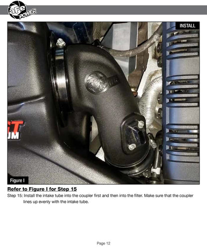 aFe Momentum GT Cold Air Intake System w/ Pro DRY S Filter | Audi A4 (B8) L4-2.0L (09-16) (51-76402)