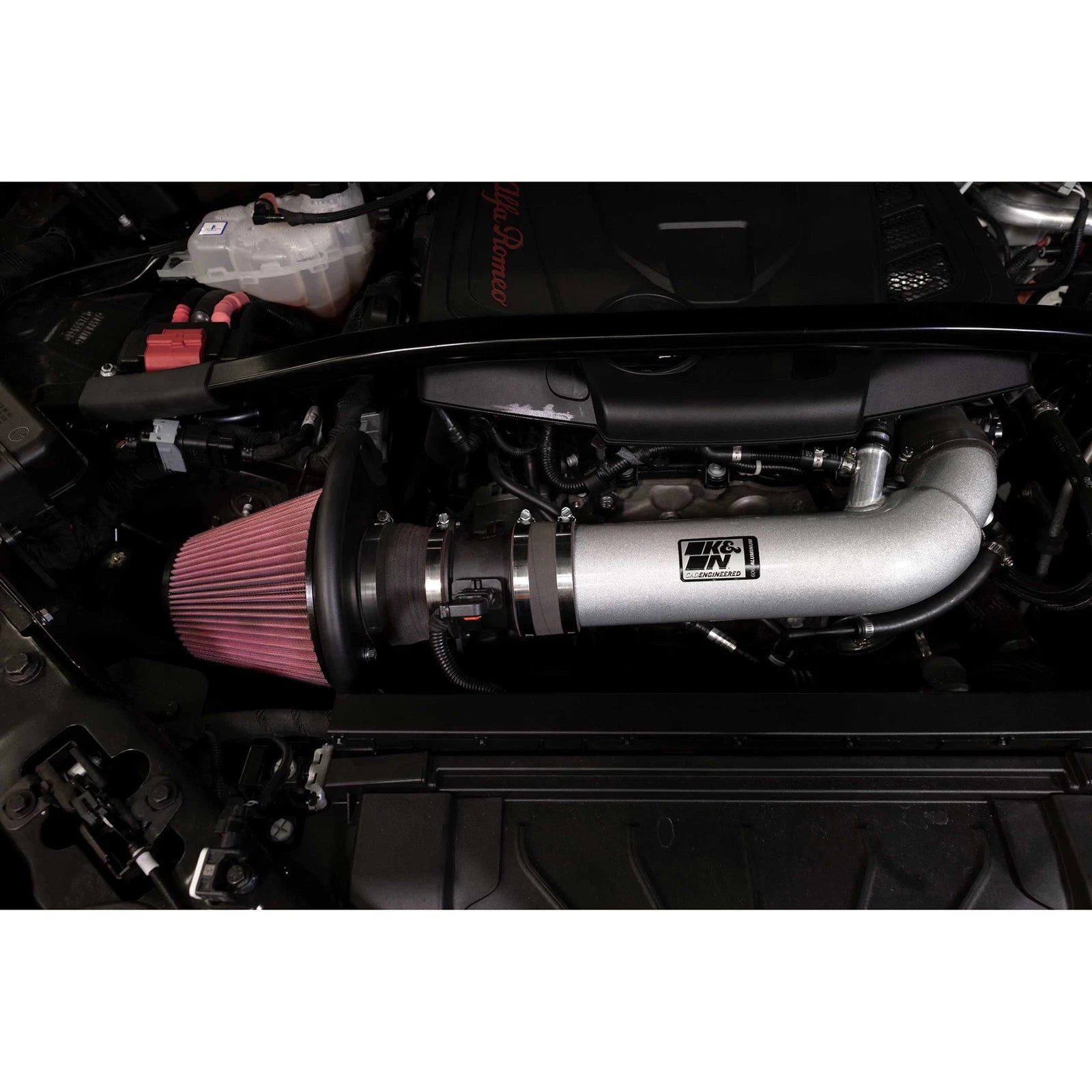 K&N 17-22 Alfa Romeo Giulia / Stelvio Performance Air Intake System | Alfa Romeo Giulia / Stelvio (17-22) (69-9900TS)