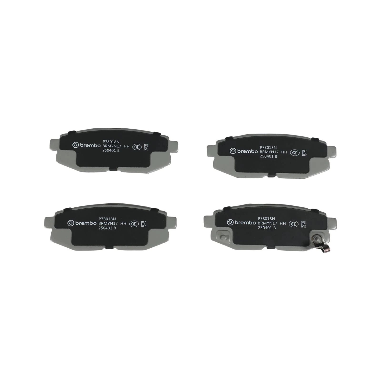 Brembo OEM Eq Rear Brake Pads | Toyota 86/Scion FR-S/Subaru BRZ (13-20) (P78018N)