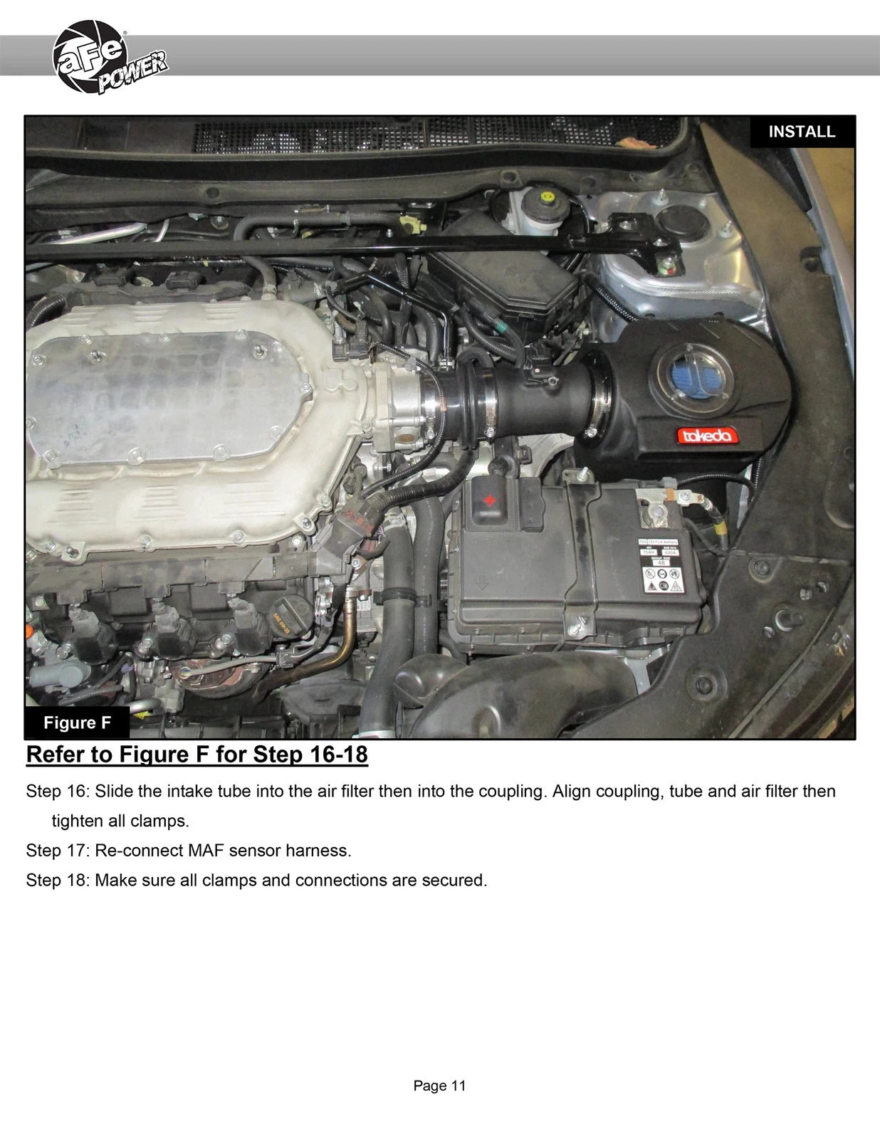 aFe Takeda Momentum CAI Acura TLX 14-20 | Honda Accord (56-70016D)