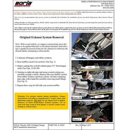 Borla Axle-Back Exhaust System - ATAK | Multiple Fitments (11833)
