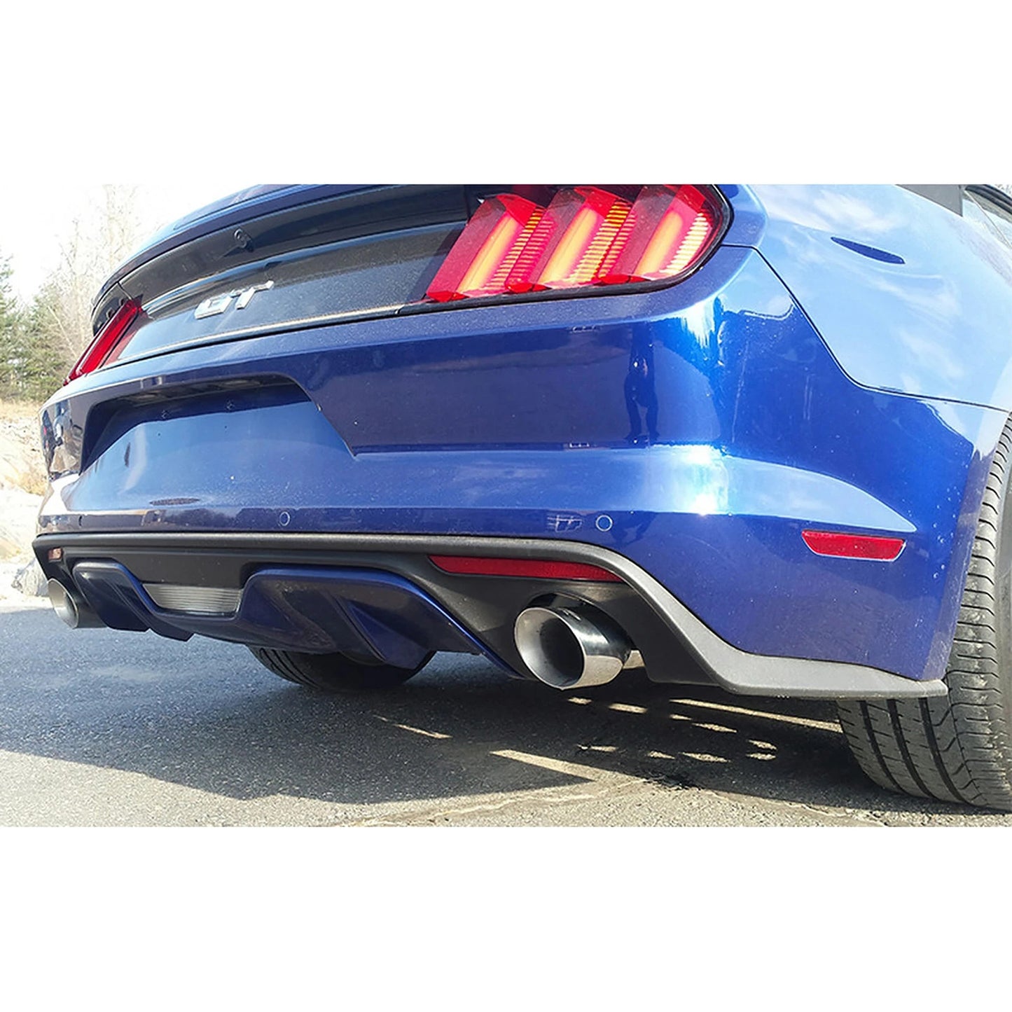 MBRP 2.5-Inch Race Dual Exit Axle-Back Exhaust | Ford Mustang GT (15-17) (S72763CF)