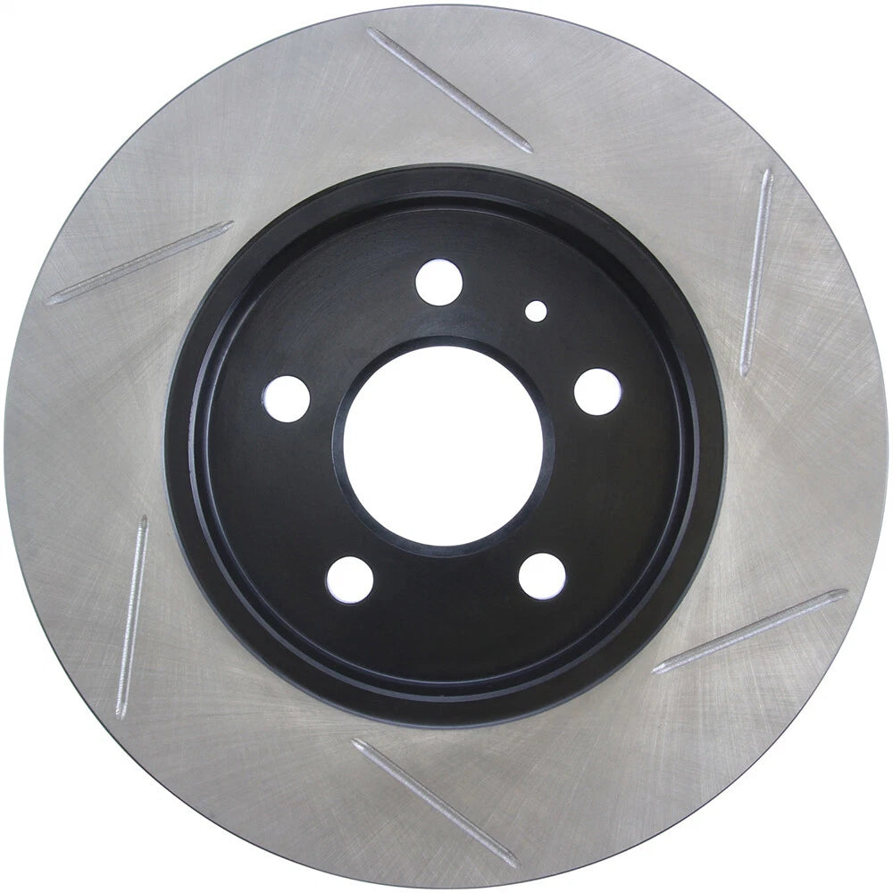 StopTech 126.33097SR Rear Right Slotted Brake Disc Rotor for 2001-2009 Audi A4