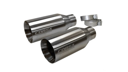 CORSA Replacement / 5.0 in Single Flat Cut Tip Kit | Raptor 3.5T, RAM TRX CORSA Systems (14051)