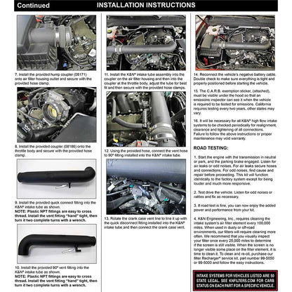 K&N 57 Series FIPK Performance Intake Kit | Chevrolet Colorado (17-20) (57-3104)