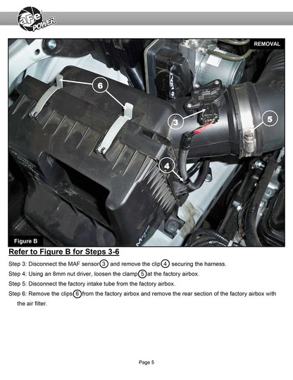aFe Takeda Momentum Pro 5R Cold Air Intake | Subaru Outback H4-2.5L (20-22) (56-70051R)
